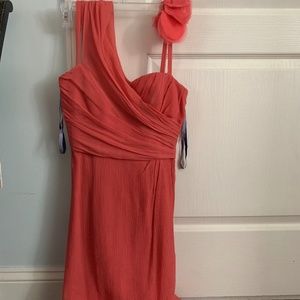 Vera Wang Lavender Label Strapless Pink Dress